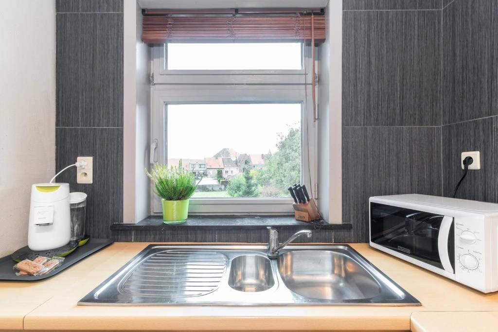 Charmant Appartement Met Zicht Damse Vaart @Brugge Esterno foto