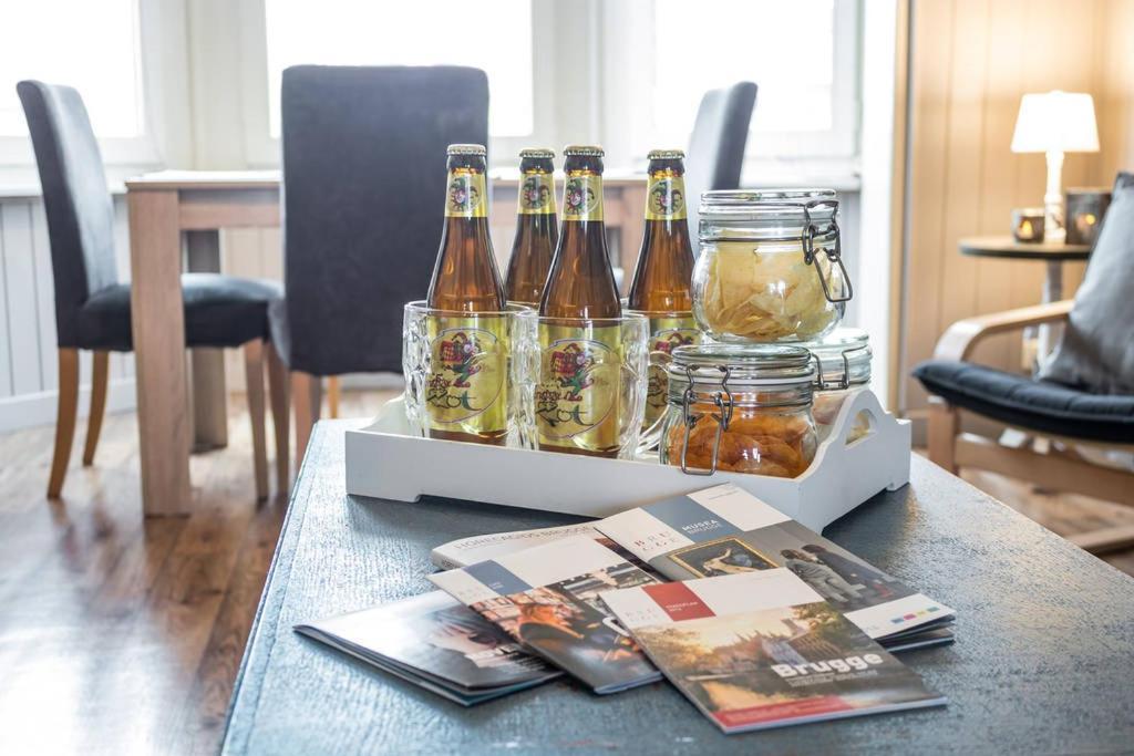 Charmant Appartement Met Zicht Damse Vaart @Brugge Esterno foto